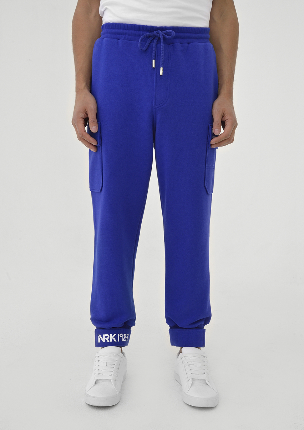 Худи и спортивные брюки Pockets. Cornflower Blue. Male.