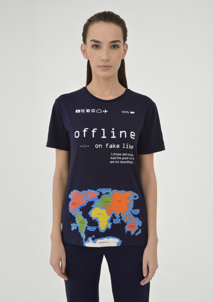 T-shirt Offline. Female.
