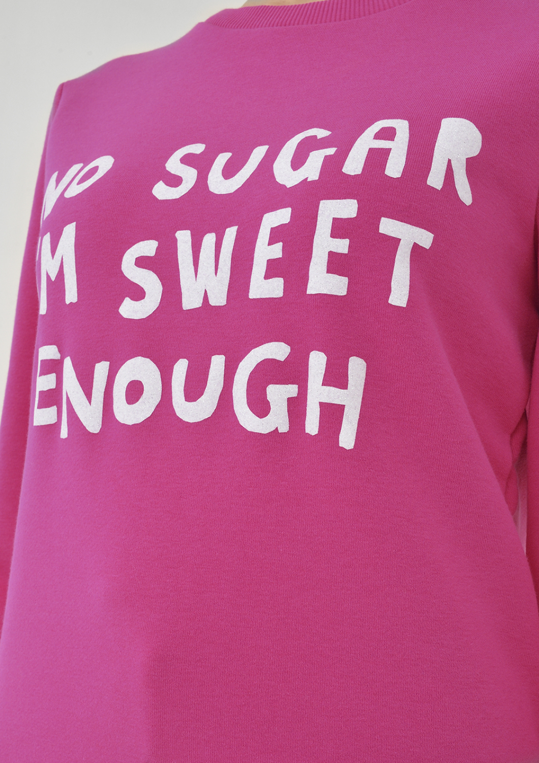 No Sugar sweatshirt. Female.