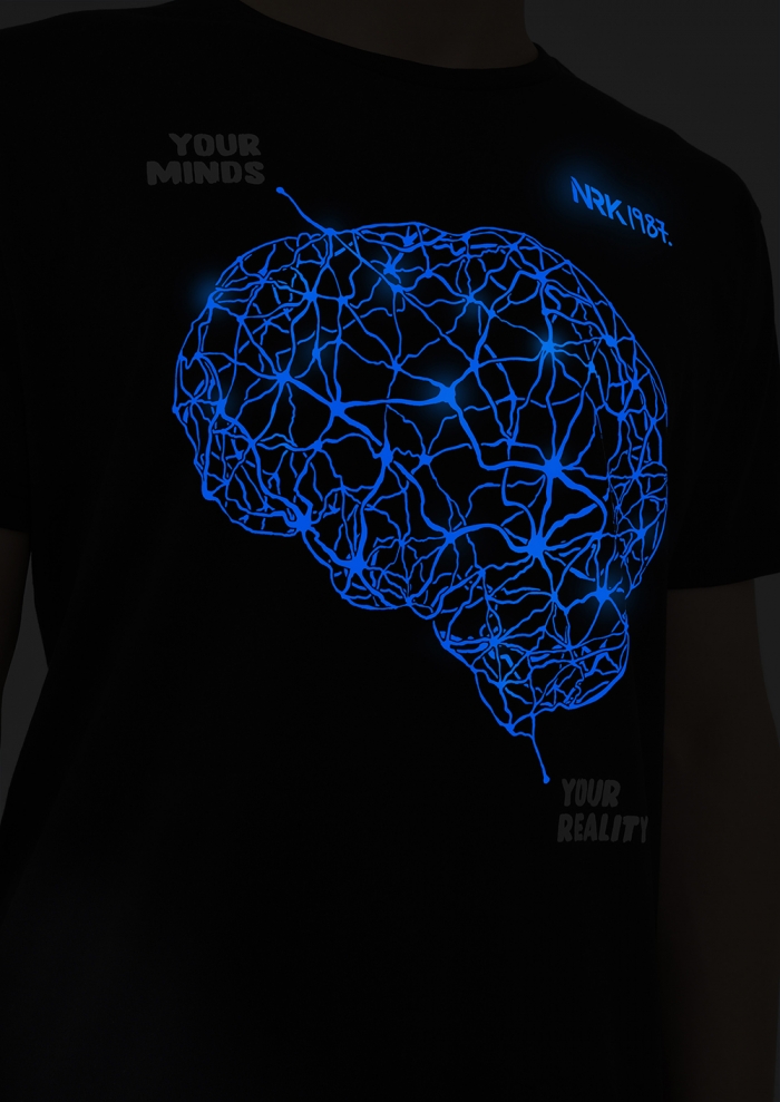 Human Brain T-shirt. Male.