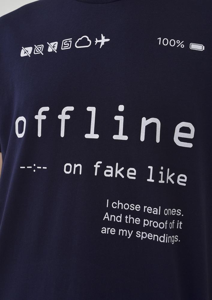 T-shirt Offline. Male.