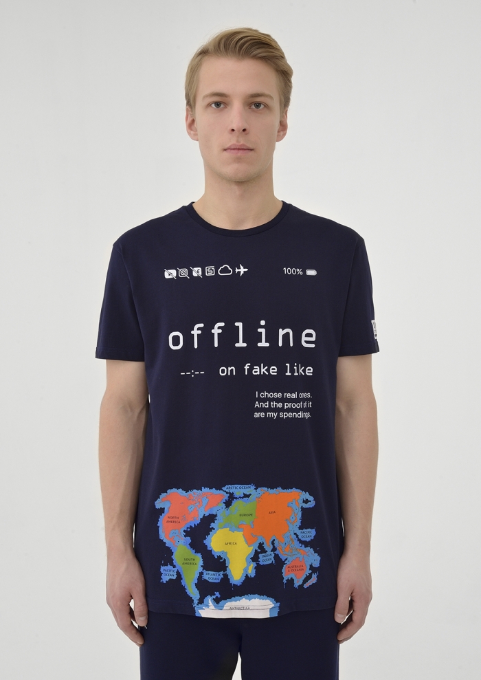 T-shirt Offline. Male.